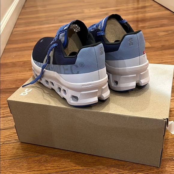 On Running Cloudmonster Sneakers - Navy Blue - Picture 3 of 4